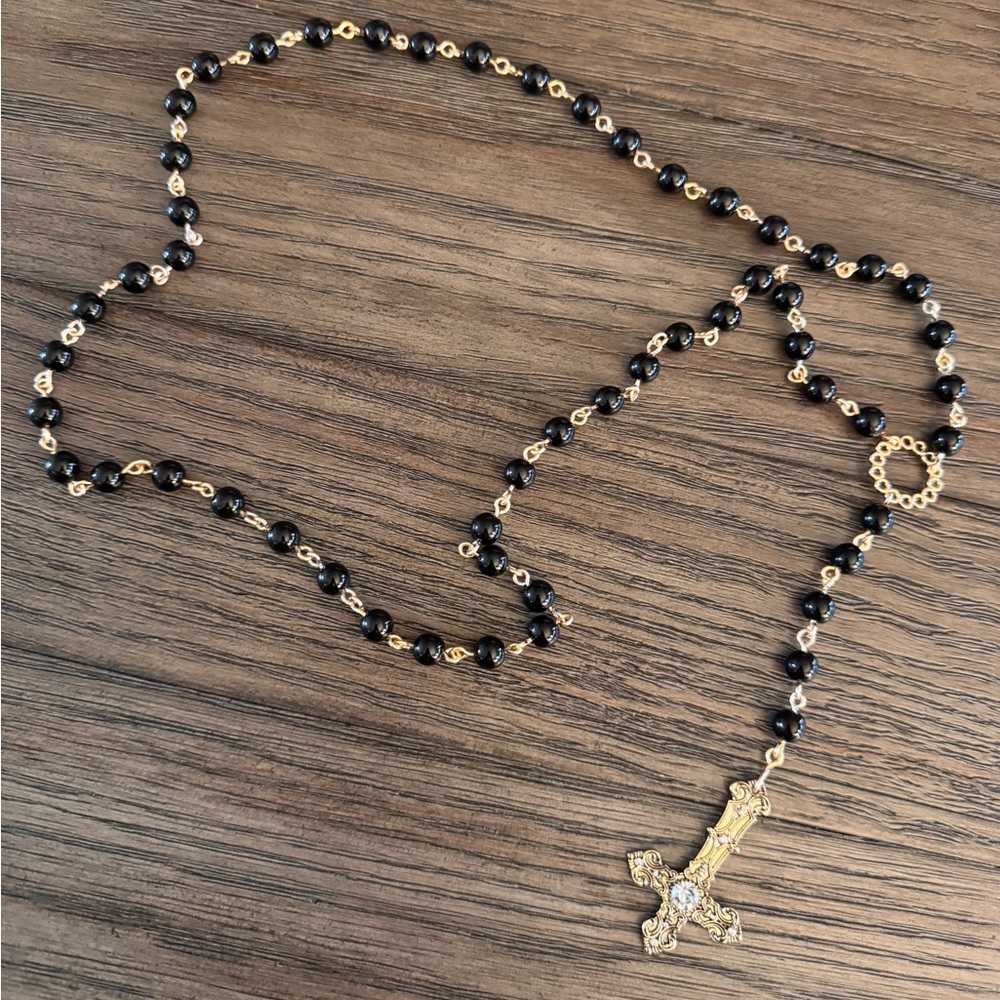 Inverted Rosary Costume Jewelry